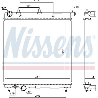 Wasserkühler PKW 61279 Wasserkühler PKW 61279