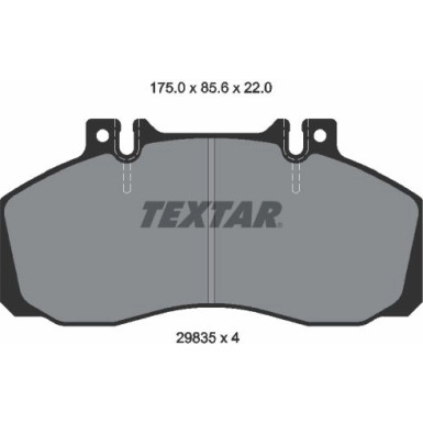 Bremsbelagsatz Db P. 609-811D Vario/ T. Sprinter 616Cdi 01 Virtual Brake Set 2983506