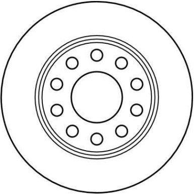 12 482 021 Bremsscheibe HA DF4211 12 482 021 Bremsscheibe HA DF4211