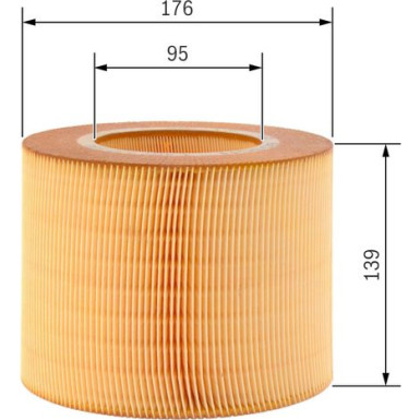 Luftfilter 1457433590 Luftfilter 1457433590
