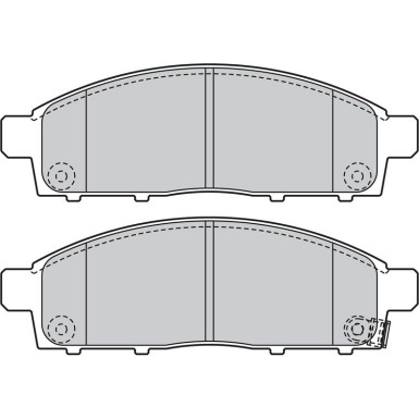 VALEO Bremsbeläge 598893