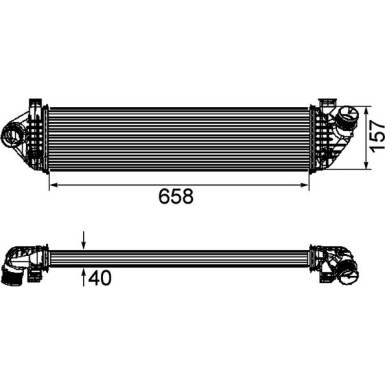 Ladeluftkühler CI 198 000P Ladeluftkühler CI 198 000P