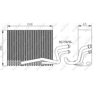Verdampfer, Klimaanlage 36098