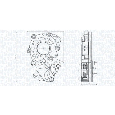 MAGNETI MARELLI Ölpumpe 351516000106