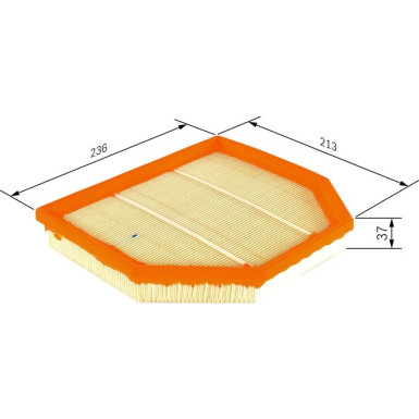 Luftfilter F 026 400 508 Luftfilter F 026 400 508