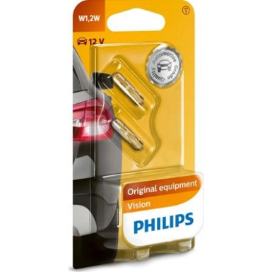 W1,2W 12V/1,2W W2x4,6d SB2 PHILIPS Vision 12516B2