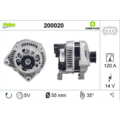 VALEO Generator 200020 VALEO Generator 200020