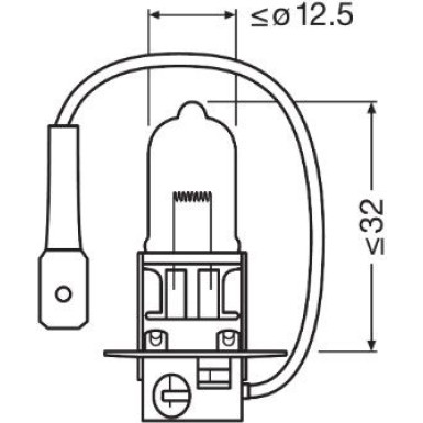 H3 OSRAM 12V 55W PK22S NL 64151NL H3 OSRAM 12V 55W PK22S NL 64151NL