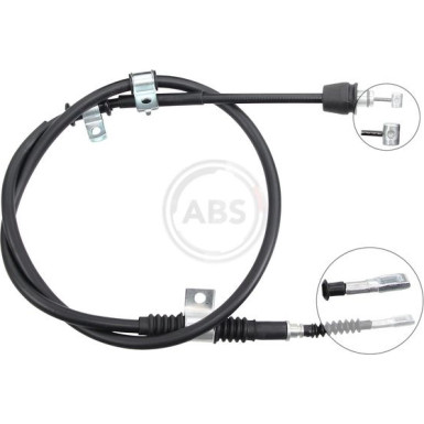 A.B.S. Handbremsseil Seilzug Festellbremse K12090 A.B.S. Handbremsseil Seilzug Festellbremse K12090