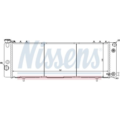 Wasserkühler PKW 61001