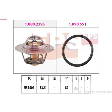 Thermostat, Kühlmittel 1.880.239 Thermostat, Kühlmittel 1.880.239