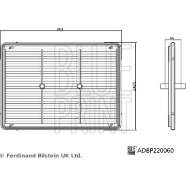 Luftfilter ADBP220060