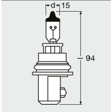 OSRAM Birne 9004 ORIGINAL