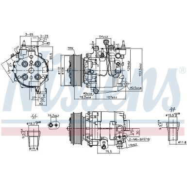 Kompressor PKW Honda Accord 08 FIRST FIT 890167