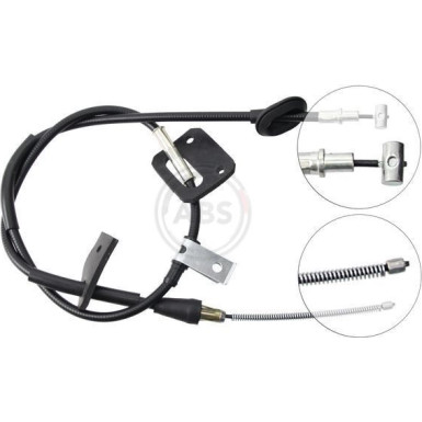 A.B.S. Handbremsseil Seilzug Festellbremse K12618 A.B.S. Handbremsseil Seilzug Festellbremse K12618