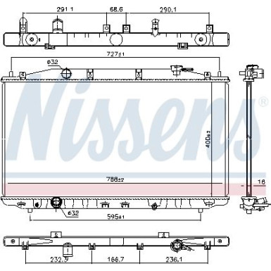 Wasserkühler PKW 681373 Wasserkühler PKW 681373