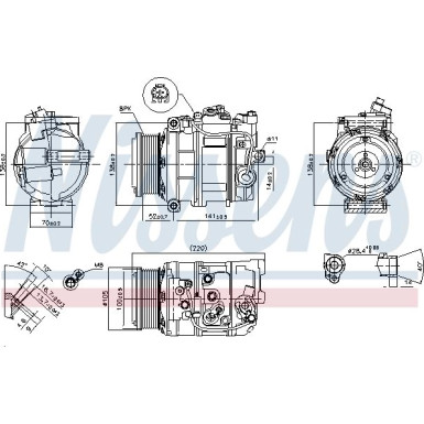 Kompressor PKW MERCEDES ML 05 FIRST FIT 89412