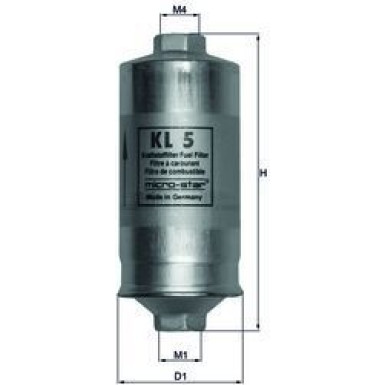 MAHLE Kraftstofffilter KL 5