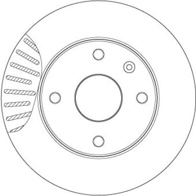 Bremsscheibe Chevrolet P. Lacetti/Epica/Rezzo/Nubira DF7218