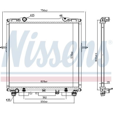 Wasserkühler PKW 66659 Wasserkühler PKW 66659