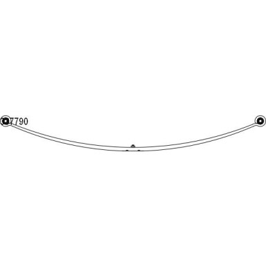 Federpaket - Federung/Dämpfung Db T. Sprinter 06- (1 PiÓro) (740/753mm) 10.337.790.00