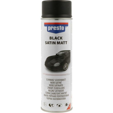 Presto Rallye Spray schwarz seidenmatt 500ml 385810