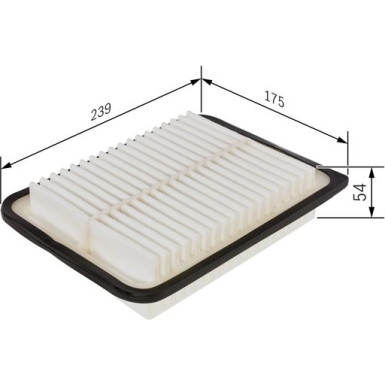 Luftfilter TOYOTA,LEXUS,SUBARU F 026 400 114