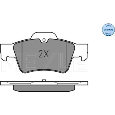 Bremsbelagsatz Db T. W211/S211 MEYLE-ORIGINAL: True to OE 252333416 Bremsbelagsatz Db T. W211/S211 MEYLE-ORIGINAL: True to OE 252333416