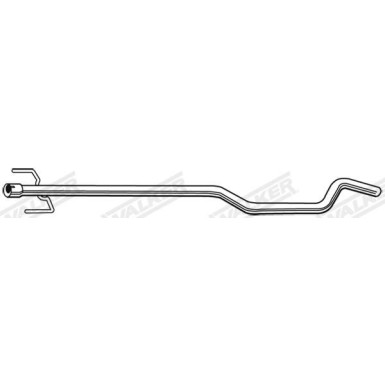 66 / Auspuffrohr Mitte Rep.-Rohr zu 10 159 079 8991