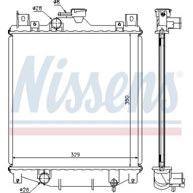 Wasserkühler PKW 64173A Wasserkühler PKW 64173A