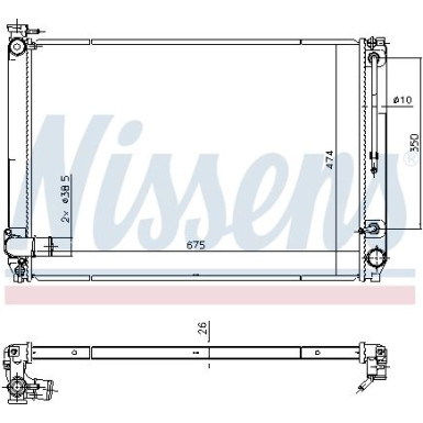 Wasserkühler PKW 646887 Wasserkühler PKW 646887