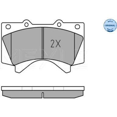 Bremsbelagsatz Toyota P. Landcruiser 4.5/4.7 08- Mit Sensor MEYLE-ORIGINAL: True to OE 025 243 8618/W