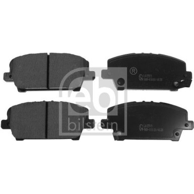 FEBI BILSTEIN Bremsbeläge 16802 FEBI BILSTEIN Bremsbeläge 16802