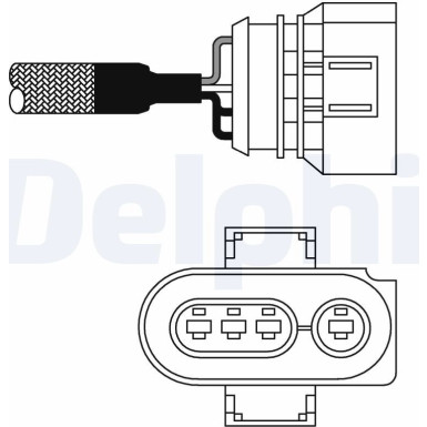 DELPHI Lambdasonde ES10979-12B1 DELPHI Lambdasonde ES10979-12B1