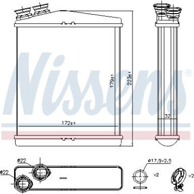 Heizkühler PKW Volvo S80 06 FIRST FIT 73645