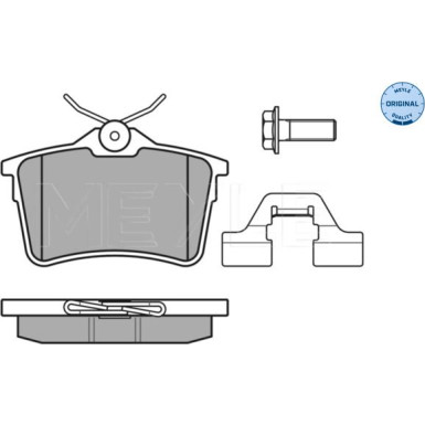 Bremsbelagsatz Citroen T. Berlingo/Partner 08- Mit Sensor MEYLE-ORIGINAL: True to OE 025 247 6516/W