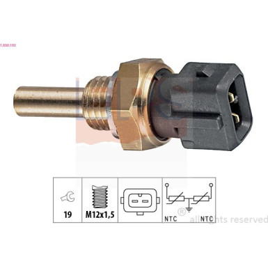 Sensor, Kühlmitteltemperatur 1.830.192 Sensor, Kühlmitteltemperatur 1.830.192