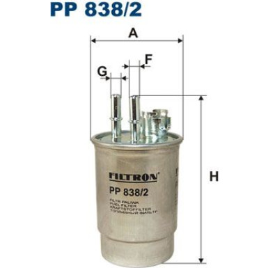 FILTRON Kraftstofffilter PP 838/2