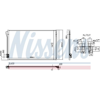 Kondensator PKW 941054 Kondensator PKW 941054