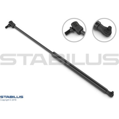 Gasfeder, Hinten L 508 585N 138383 Gasfeder, Hinten L 508 585N 138383
