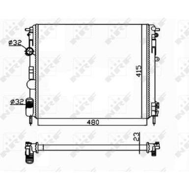 Kühler, Motorkühlung 58148