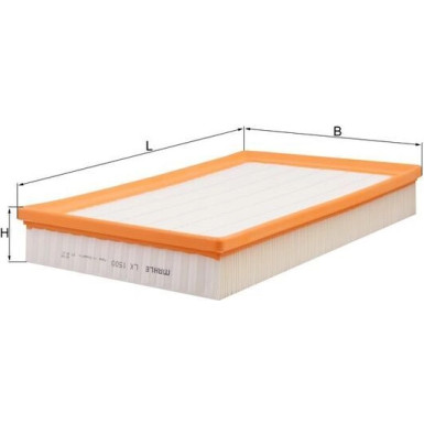 MAHLE Luftfilter LX 1500