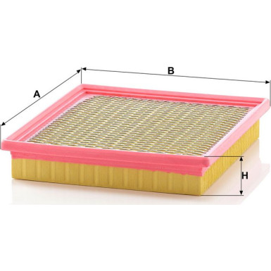 Mann & Hummel Luftfilter PKW CHRYSLER Voyager 01 C 24 100