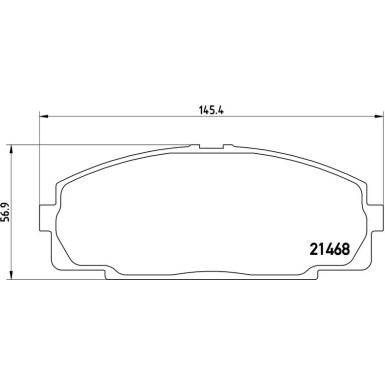 BREMBO Bremsklötze VA P 83 092 BREMBO Bremsklötze VA P 83 092