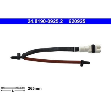 ATE Verschleißsensor 24.8190-0925.2 ATE Verschleißsensor 24.8190-0925.2