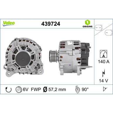 VALEO Generator 439724 VALEO Generator 439724