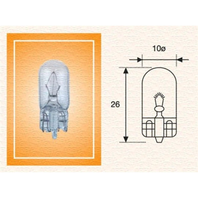 Glühlampe W3W 24V/3W (Ca-Glas) 10Stk Heavy Duty 003822100000