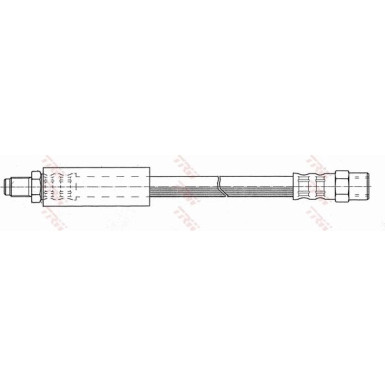 Bremsschlauch HA AUDI 80,100,A6,200,V8 84 PHB238