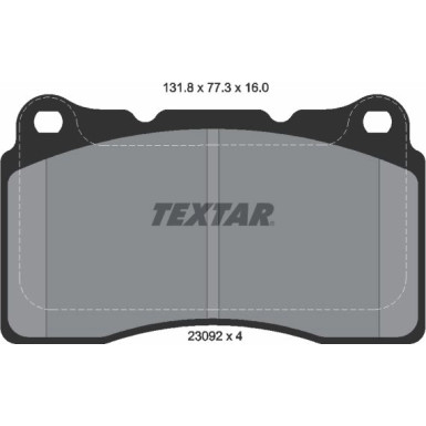 Bremsbelagsatz Mitsubishi P. Lancer Evo Viii/Ix Ohne Sensor Siehe Katalog Q+ 2309203