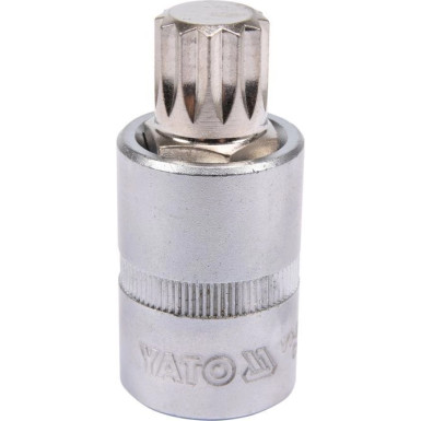 Biteinsatz Innenvielzahn Spline 1/2 M16 L55Mm YT-04346 Biteinsatz Innenvielzahn Spline 1/2 M16 L55Mm YT-04346